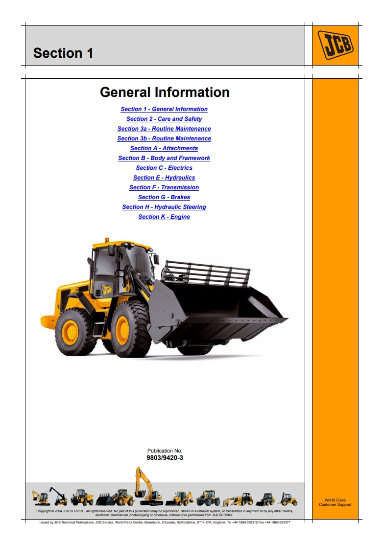 Service Manual Wheeled Loading Shovel - 434S/435S