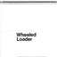 Service manual Wheeled Loader