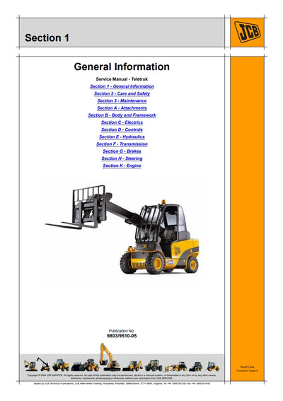 Service Manual Teletruk
