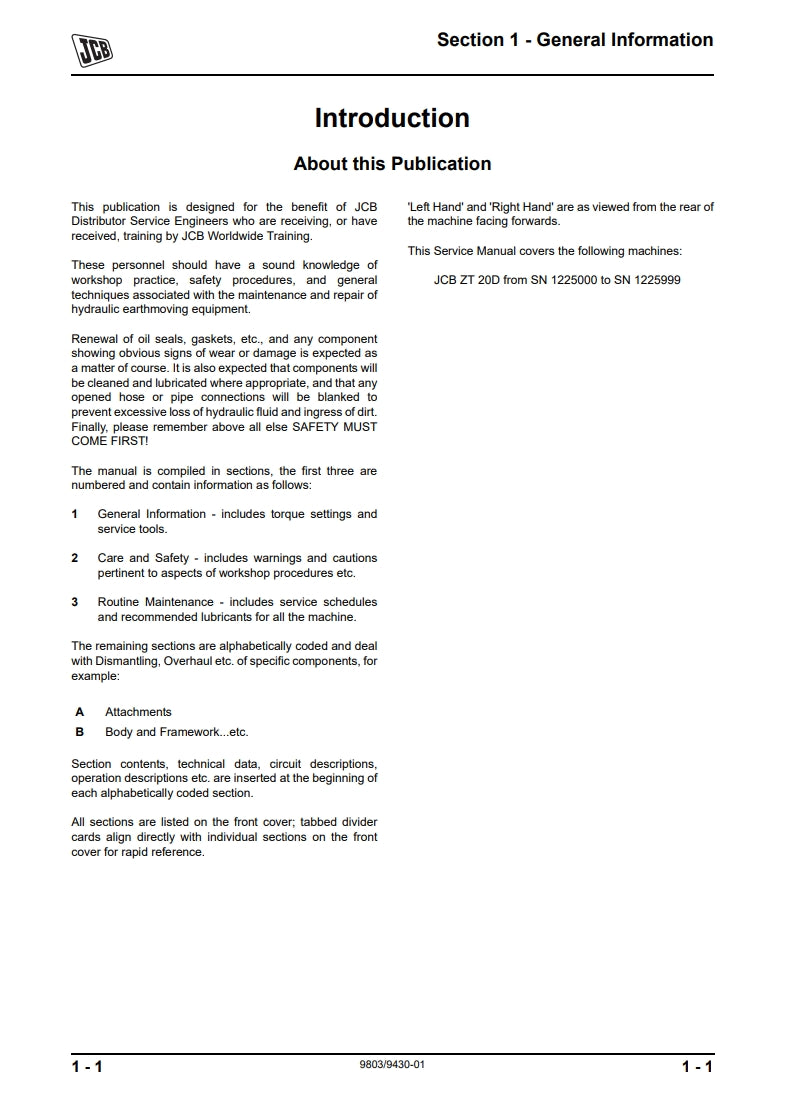 Service Manual ZT 20D