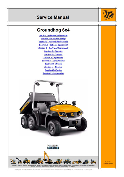 Service Manual Groundhog 6x4
