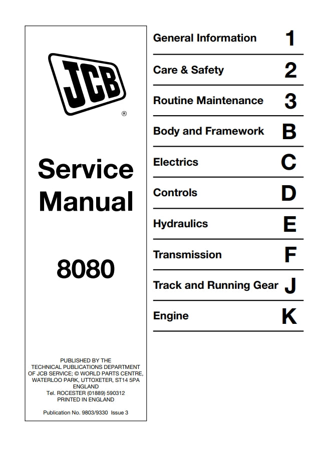 Service Manual 8080