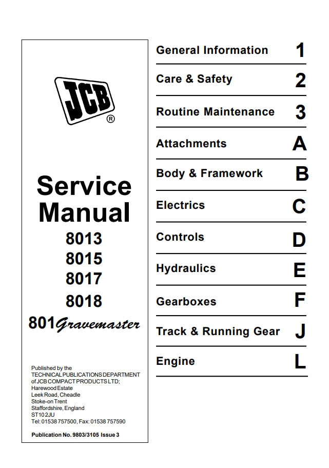 Service Manual 8013 8015 8017 8018 801