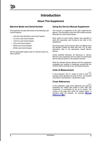 Service Manual Load Control (Supplement)