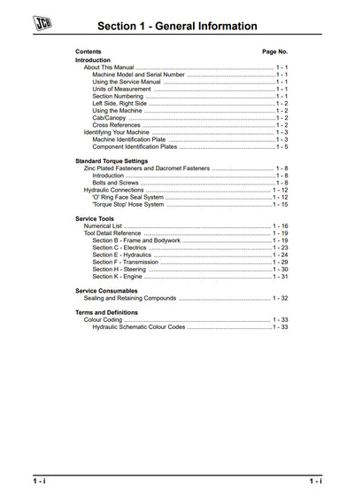 Service Manual 506C, 506CHL, 508C  Loadalls