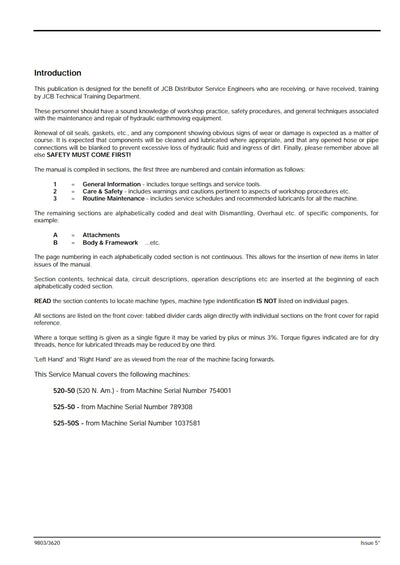 Service Manual Loadall