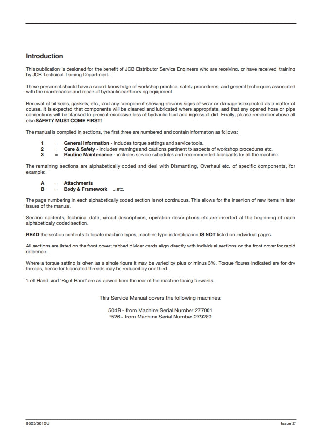 Service Manual LOADALL
