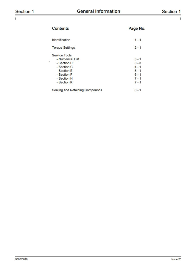 Service Manual LOADALL