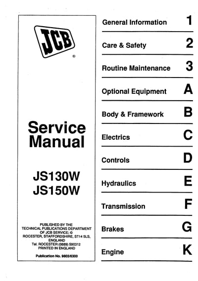 Service Manual JS130W JS150W