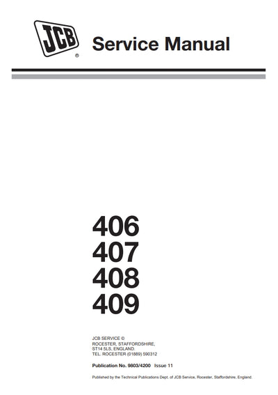 Service Manual 406 407  408 409
