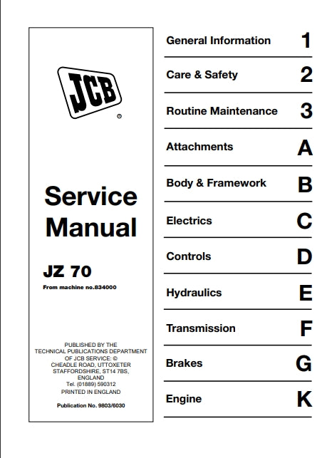 Service Manual JZ 70
