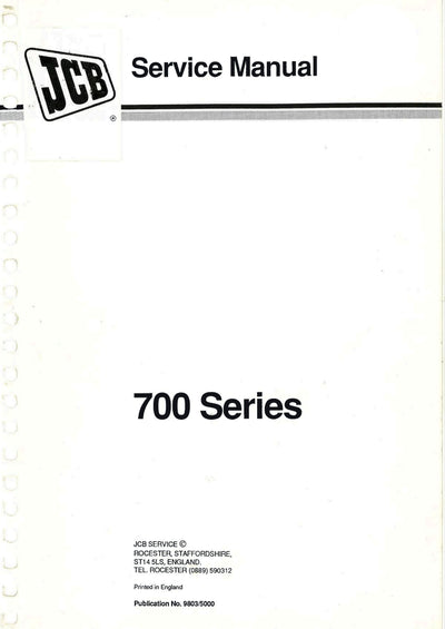 Service Manual 700 Series
