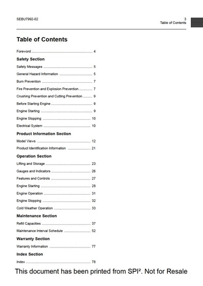 Operation and Maintenance Manual 400C Industrial Engine