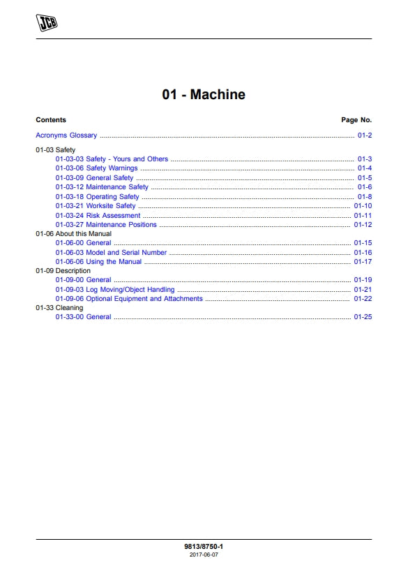SERVICE MANUAL LOADALL (ROUGH TERRAIN VARIABLE REACH TRUCK) 533-105, 535-v125, 535-v140, 540-140, 540-170, 540-200, 540-v140, 540-v180, 550-140, 550-170