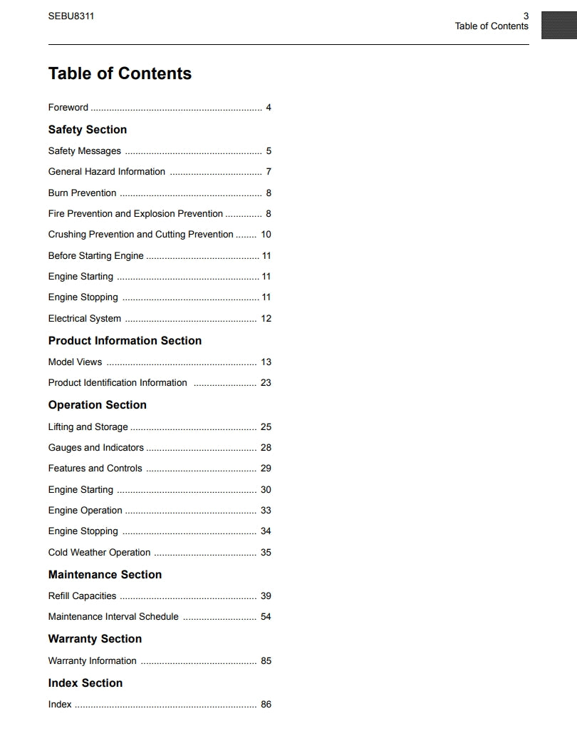 Operation and Maintenance Manual 402D, 403D and 404D Industrial Engines