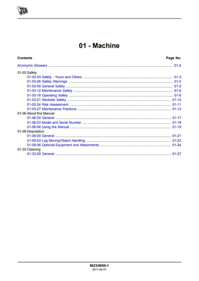 SERVICE MANUAL LOADALL (ROUGH TERRAIN VARIABLE REACH TRUCK) 526-56, 531-70, 535-95, 536-60, 536-70, 541-70, 550-80, 560-80