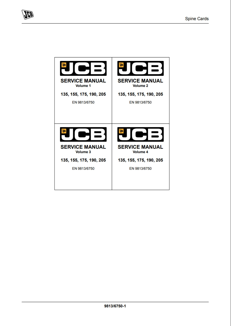 SERVICE MANUAL SKIDSTEER LOADER 135, 155, 175, 190, 205