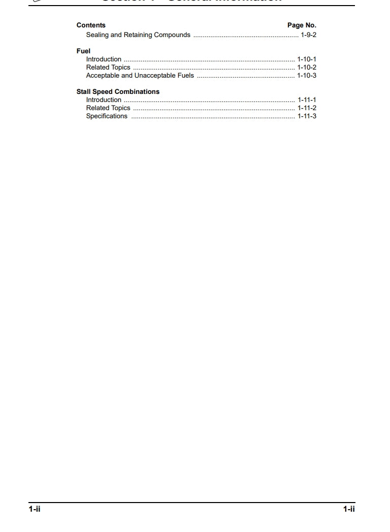 Service Manual - Side Engine Loadalls - SH,SL Engines