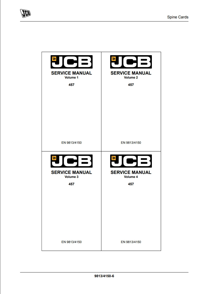 SERVICE MANUAL LOADER 457