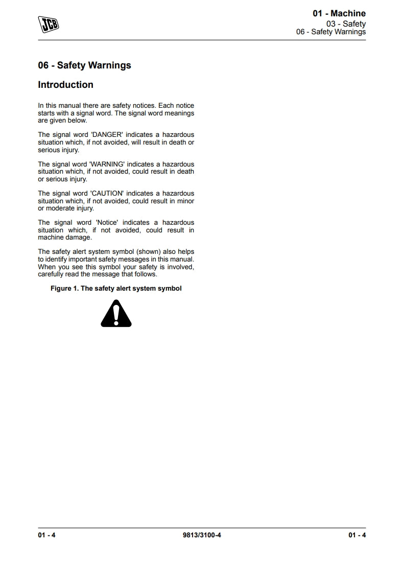 SERVICE MANUAL LOADER 406, 407, 409
