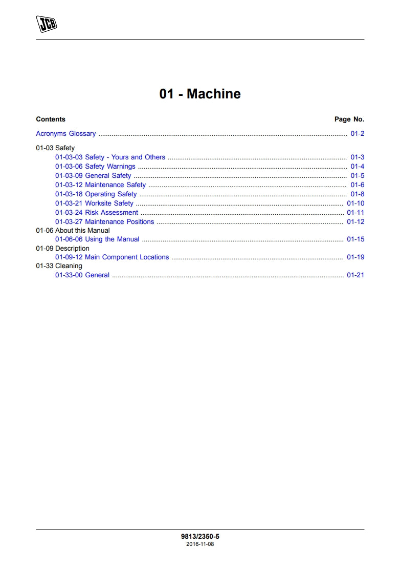 SERVICE MANUAL LOADER TM320