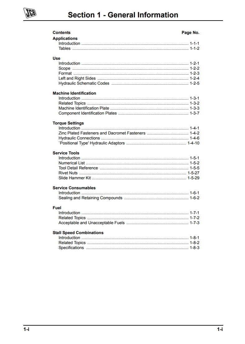Service Manual 506-36, 507-42, 509-42, 510-56, 512-56,  514-56