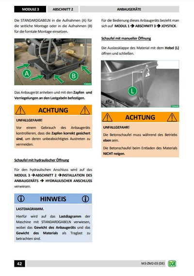 Merlo Turbofarmer Modular (TF30.9-33.7-33.9-35.7-38.7-38.10-42.7-45.11-50.8-65.9) Service Manual, Mechanic Manual, Hydraulic & Electrical Diagram German version DE [PDF]