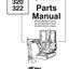 Bobcat 320 & 322 Mini Excavator Parts Manual (P/N 6900165) – cover