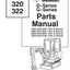 Bobcat 320D 320G and 322D 322G parts manual PDF