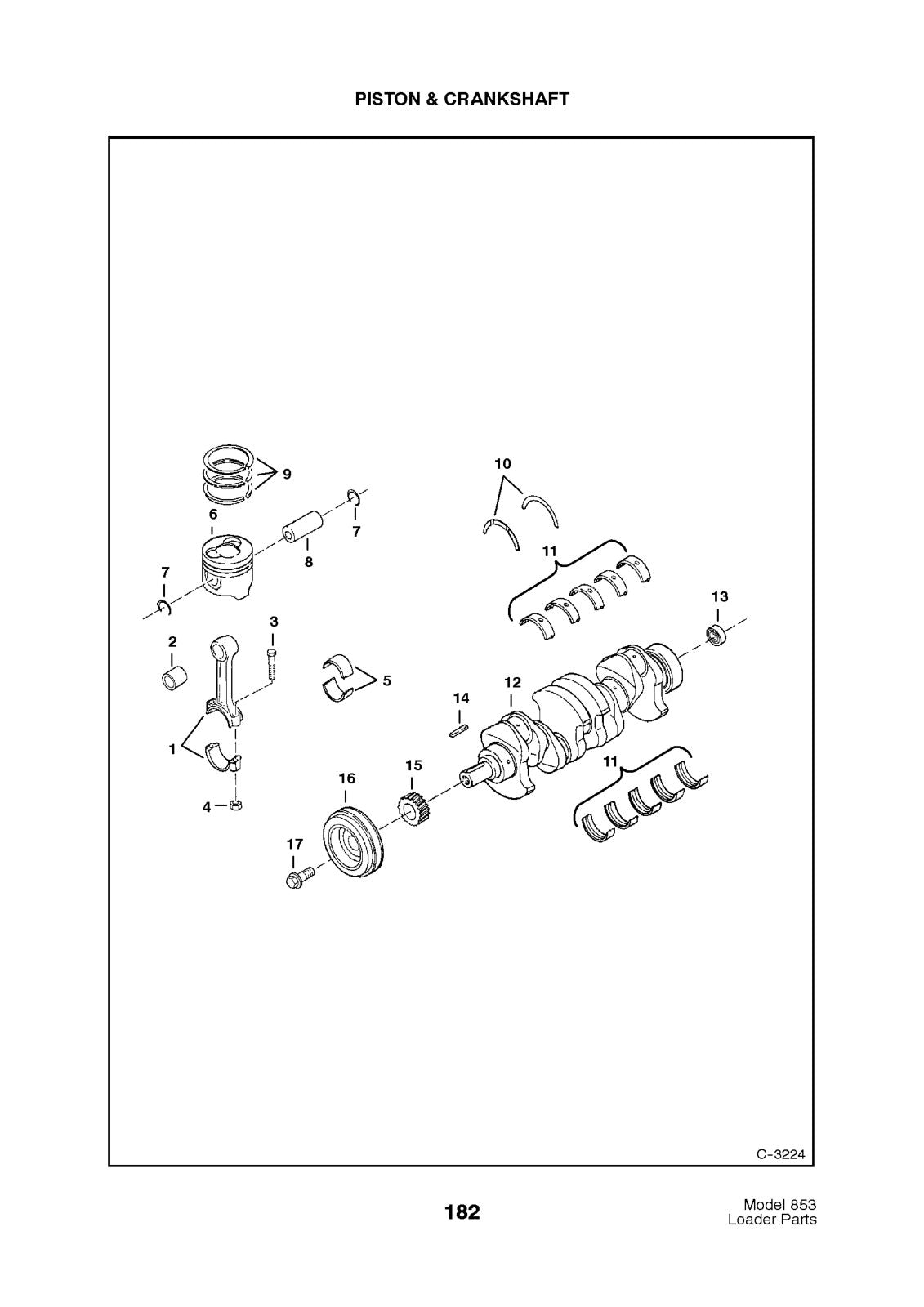 Bobcat 853 Skid-Steer Loader Parts Manual – sample page 2