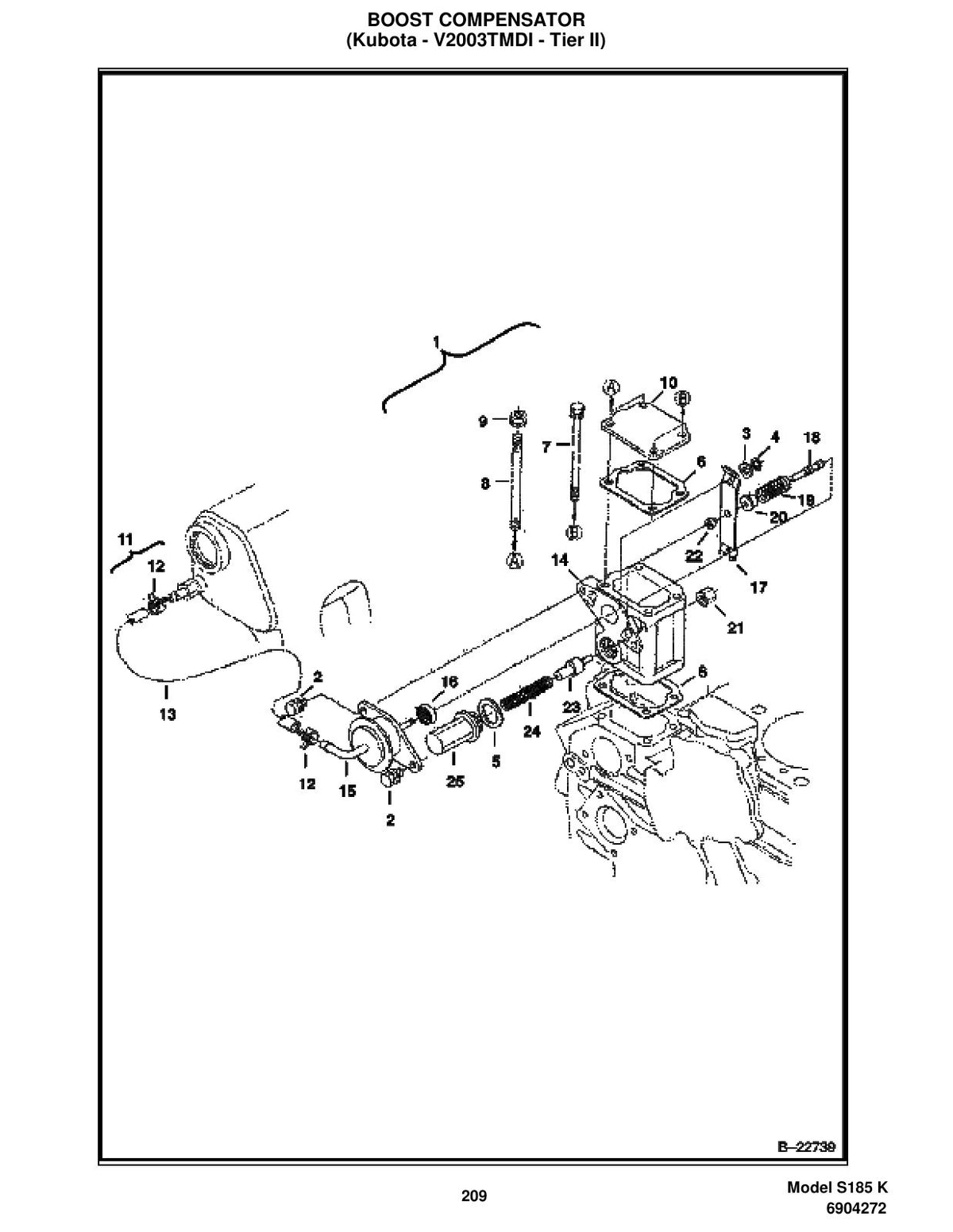 Bobcat S185 Skid-Steer Loader Parts Manual (P/N 6904272) – sample page 2