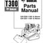 Bobcat T300 Compact Track Loader Parts Manual (P/N 6904246) – cover