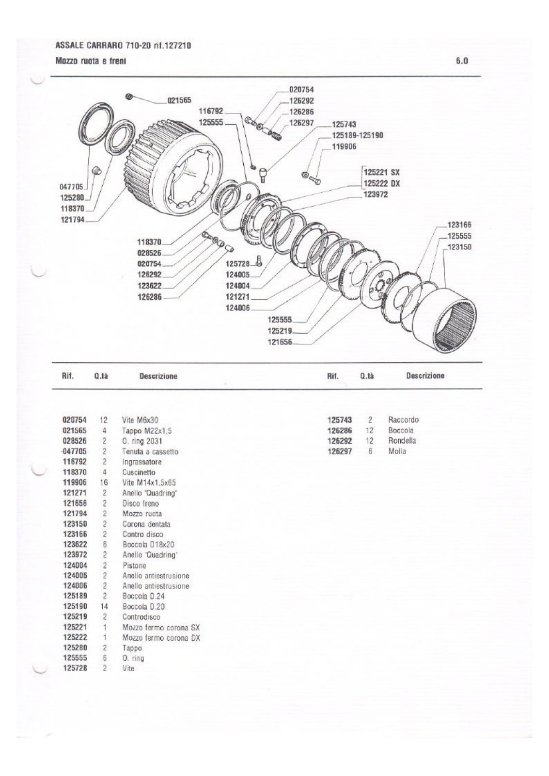Carraro Axle Parts Catalog for Manitou (Ref. 127210) – sample page 3