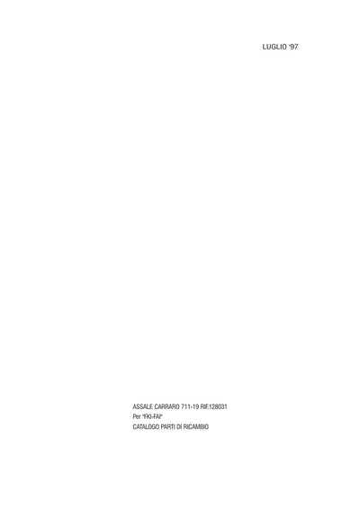 Carraro Axle Parts Catalog for FKI-FAI (Ref. 128031) – cover