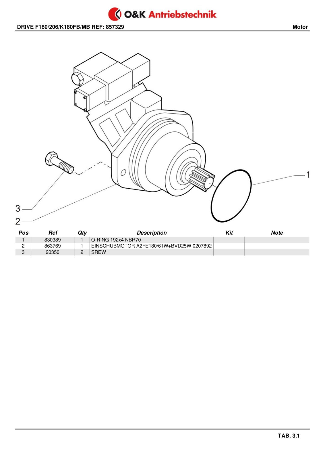 Carraro F180/206/K180FB/MB Final Drive Parts Catalog (Ref. 857329) – sample page 3