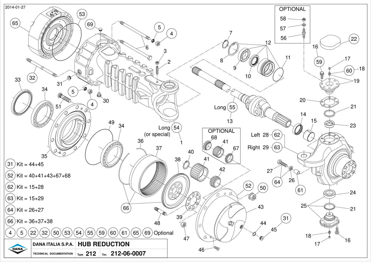 Dana Spicer 212/759 Steering Axle Parts Catalog for Dieci ET153-ET154-ET178 Telehandler – sample page 2