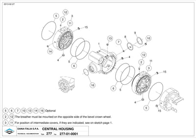 Dana Spicer 277/120 Steering Axle Parts Catalog – sample page 1
