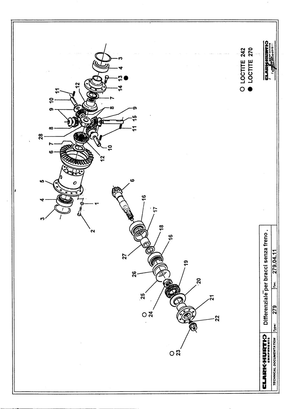 Dana Spicer 279/215 Steering Axle Parts Catalog for Komatsu Backhoe Loader – sample page 2