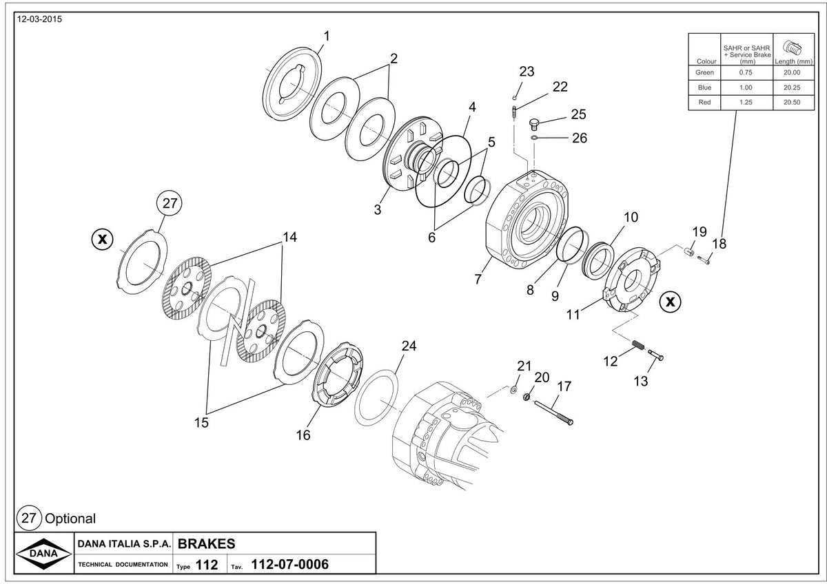 Dana Spicer 357/112/500 Rigid Axle with Drop Box Parts Catalog for Bergmann 2090 Dumper – sample page 2