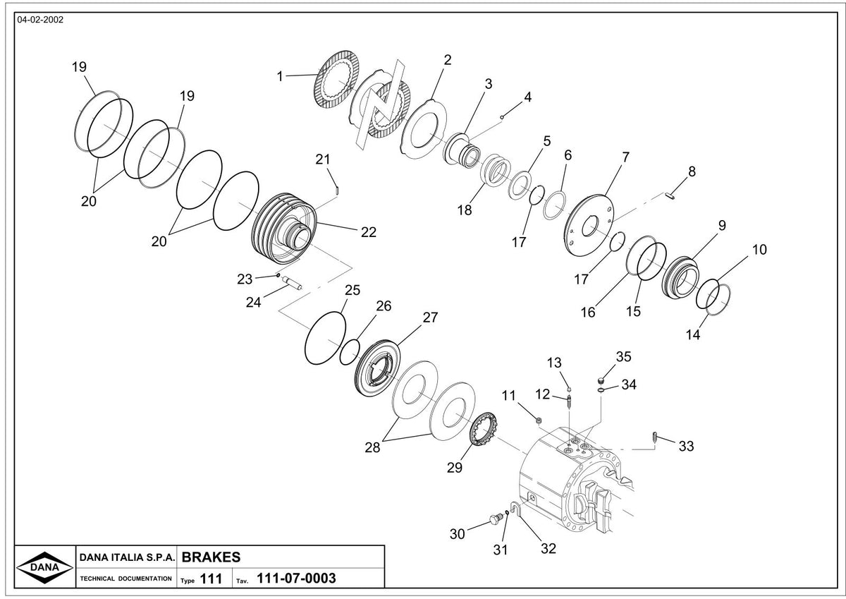 Dana Spicer 357/211/286 Steering Axle with Drop Box Parts Catalog for Dieci ET183 Telehandler – sample page 2