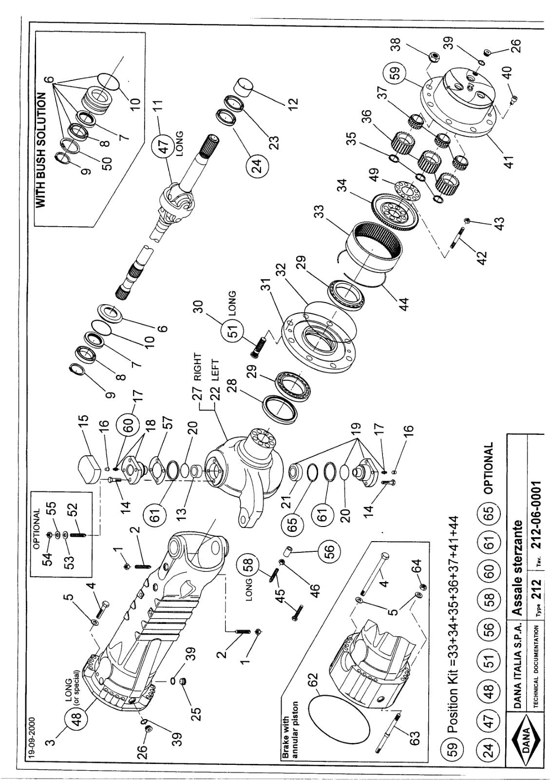 Dana Spicer 357/212/150 Steering Axle with Drop Box Parts Catalog for Manitou MRT18.50-21.45 Telehandler – sample page 2