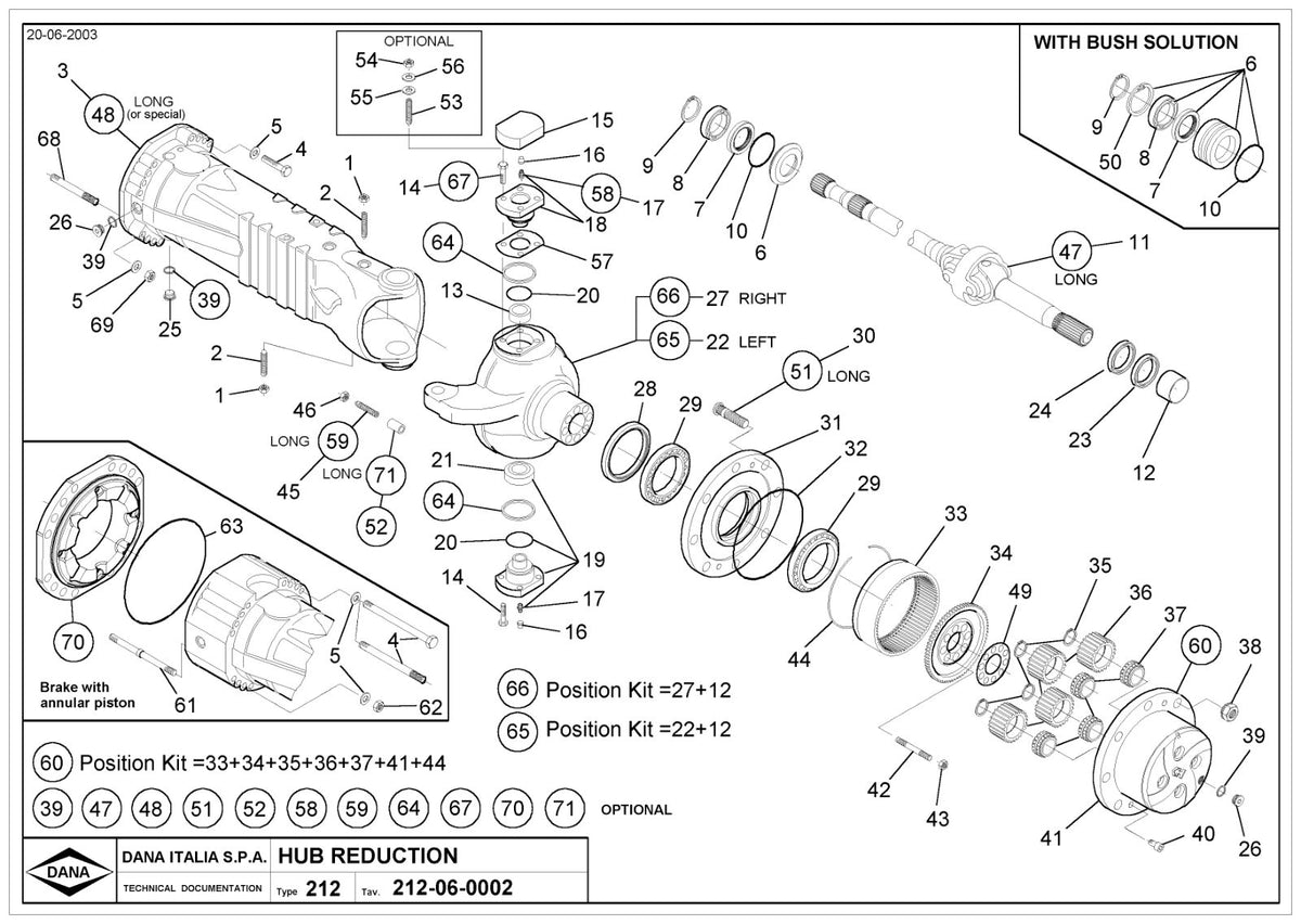 Dana Spicer 357/212/183 Steering Axle with Drop Box Parts Catalog for Laserjet LF 1500 Wheeled Excavator – sample page 3