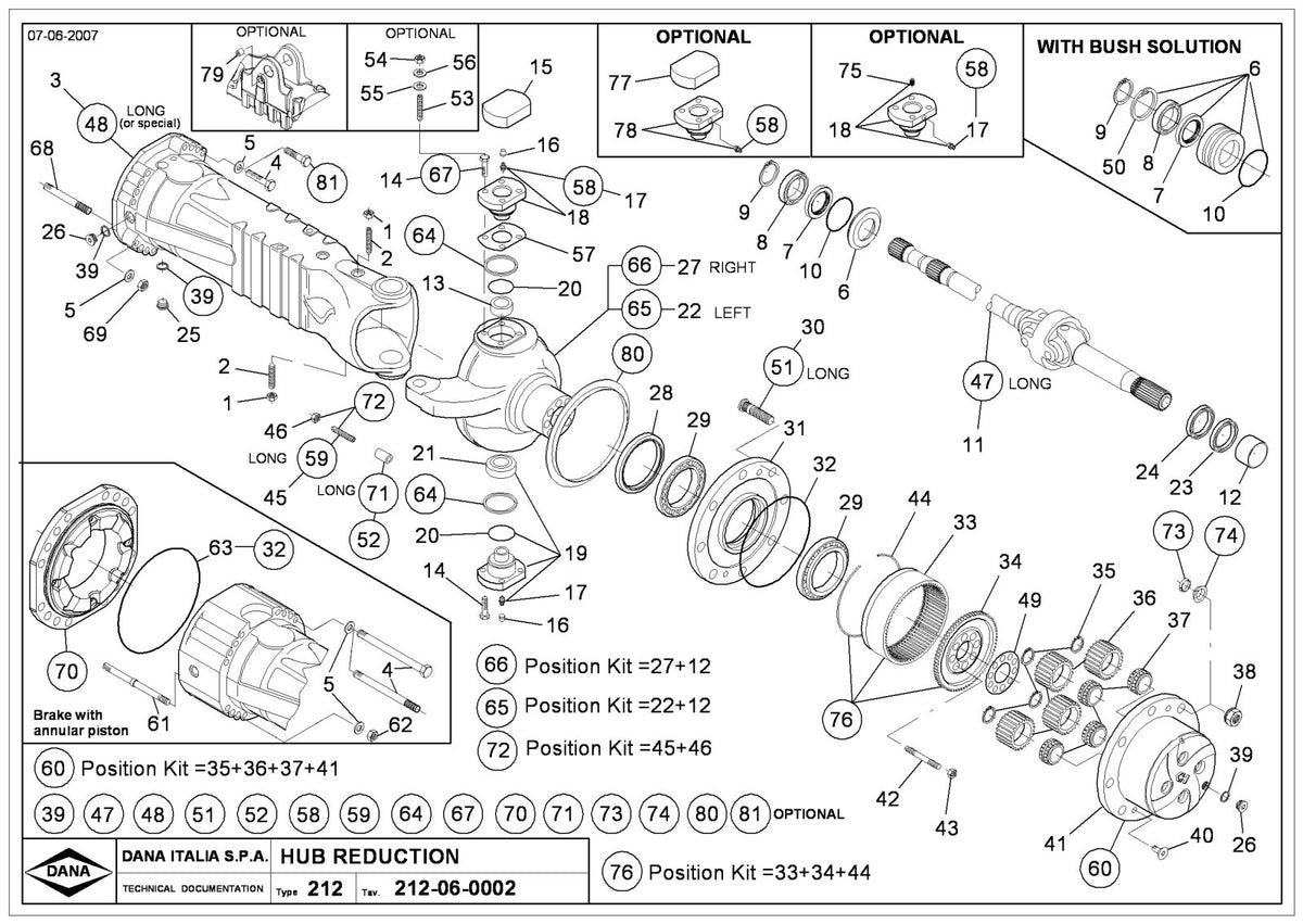 Dana Spicer 357/212/272 Steering Axle with Drop Box Parts Catalog for Terex 3512 Telehandler – sample page 3