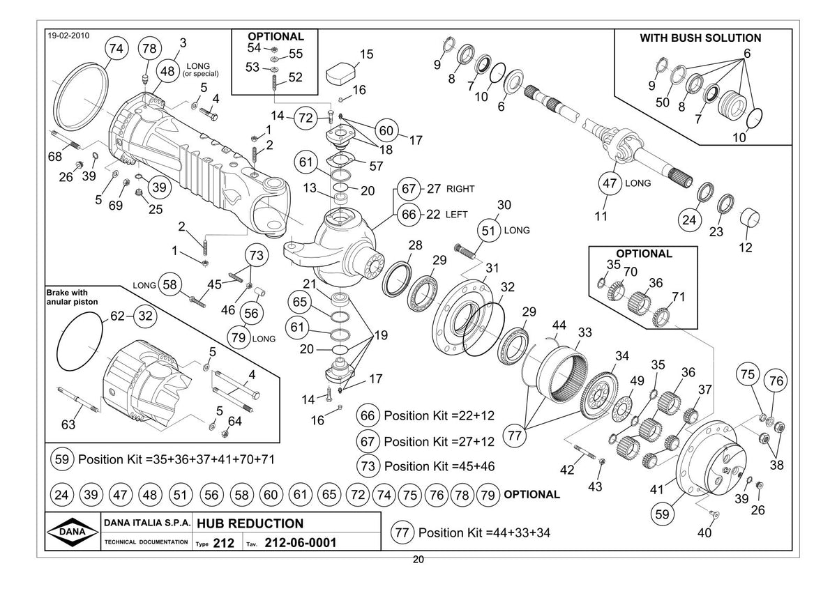 Dana Spicer 357/212/292 Steering Axle with Drop Box Parts Catalog for Manitou MRT 21.50 Telehandler (Manitou 725283) – sample page 2