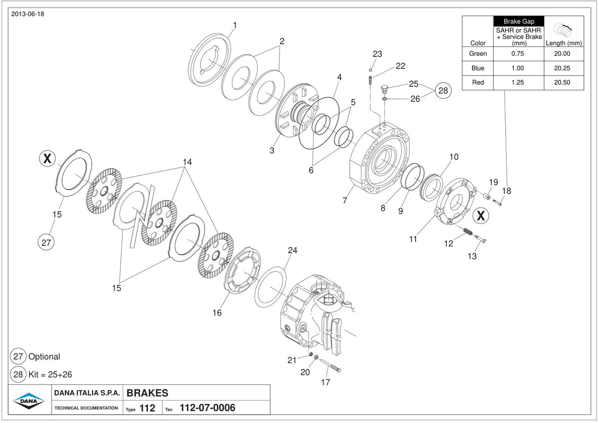 Dana Spicer 357/212/462 Steering Axle with Drop Box Parts Catalog for Manitou MRT 1850 - 2150 Telehandler – sample page 2