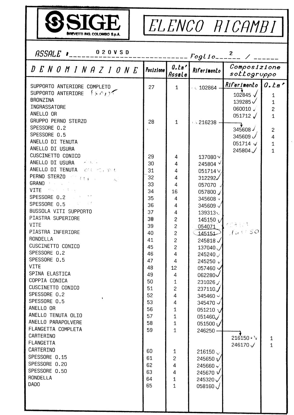 Dana Spicer 720/100 Front Axle Parts Catalog for Valtra Tractor – sample page 2