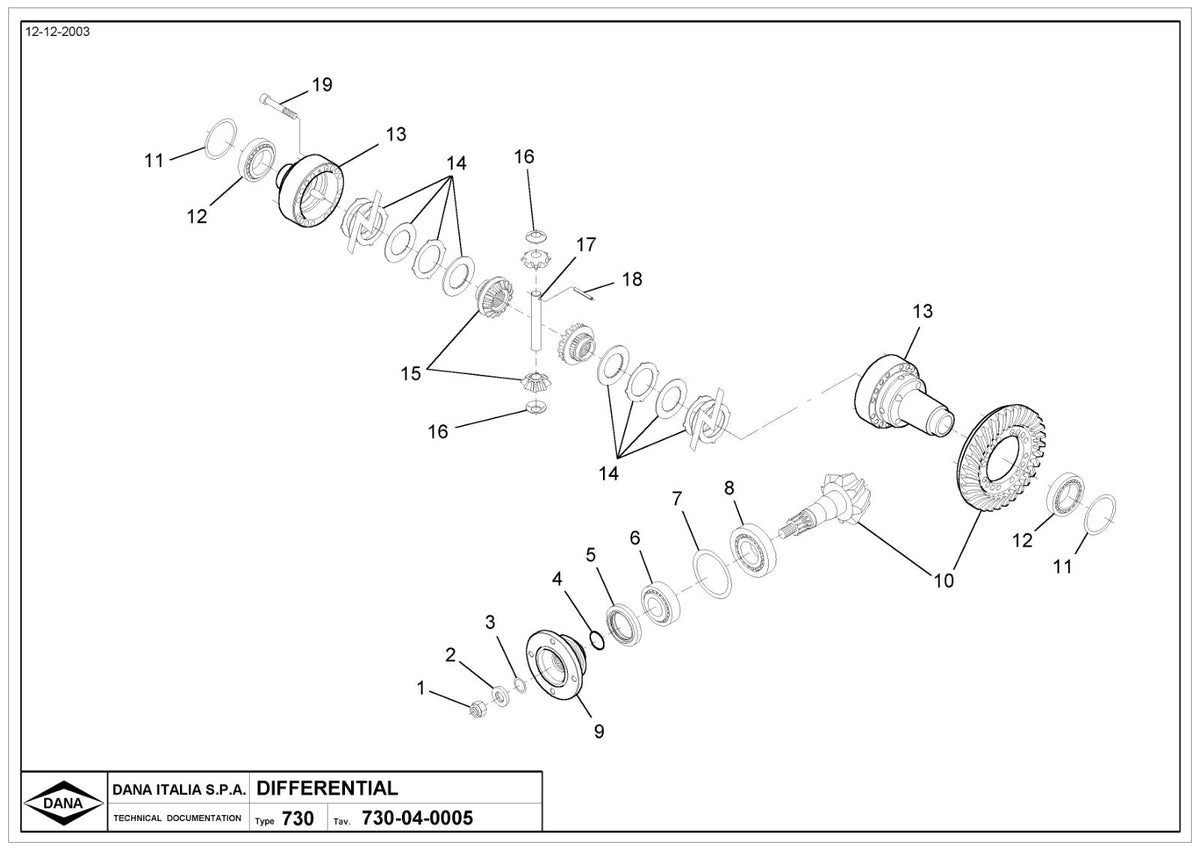 Dana Spicer 730/120 Front Axle Parts Catalog for Fendt FARMER 300 Tractor – sample page 2