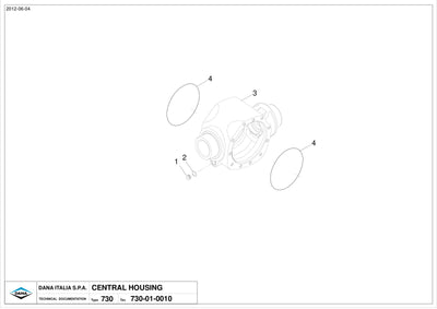 Dana Spicer 730/563 Front Axle Parts Catalog for AGCO Tractor – sample page 1