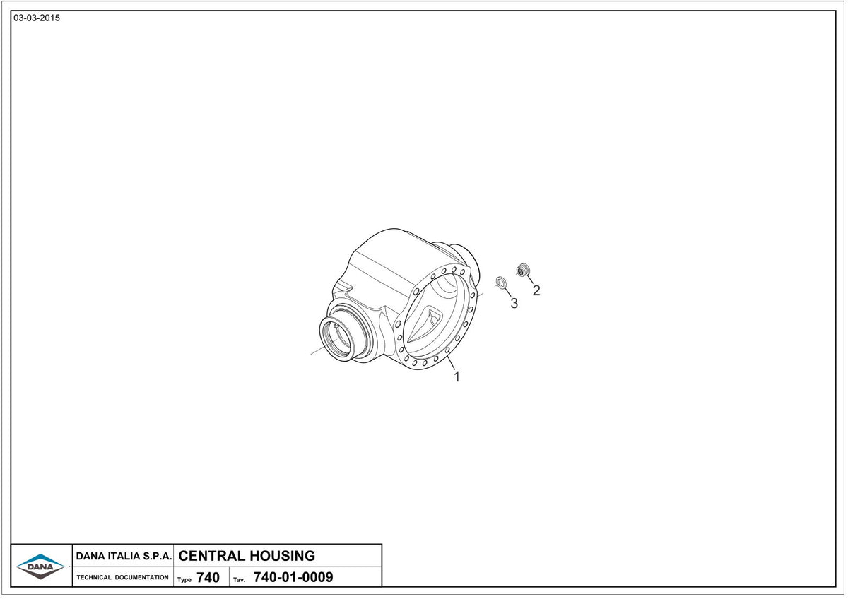 Dana Spicer 740/557 Front Axle Parts Catalog for Valtra Tractor – sample page 1