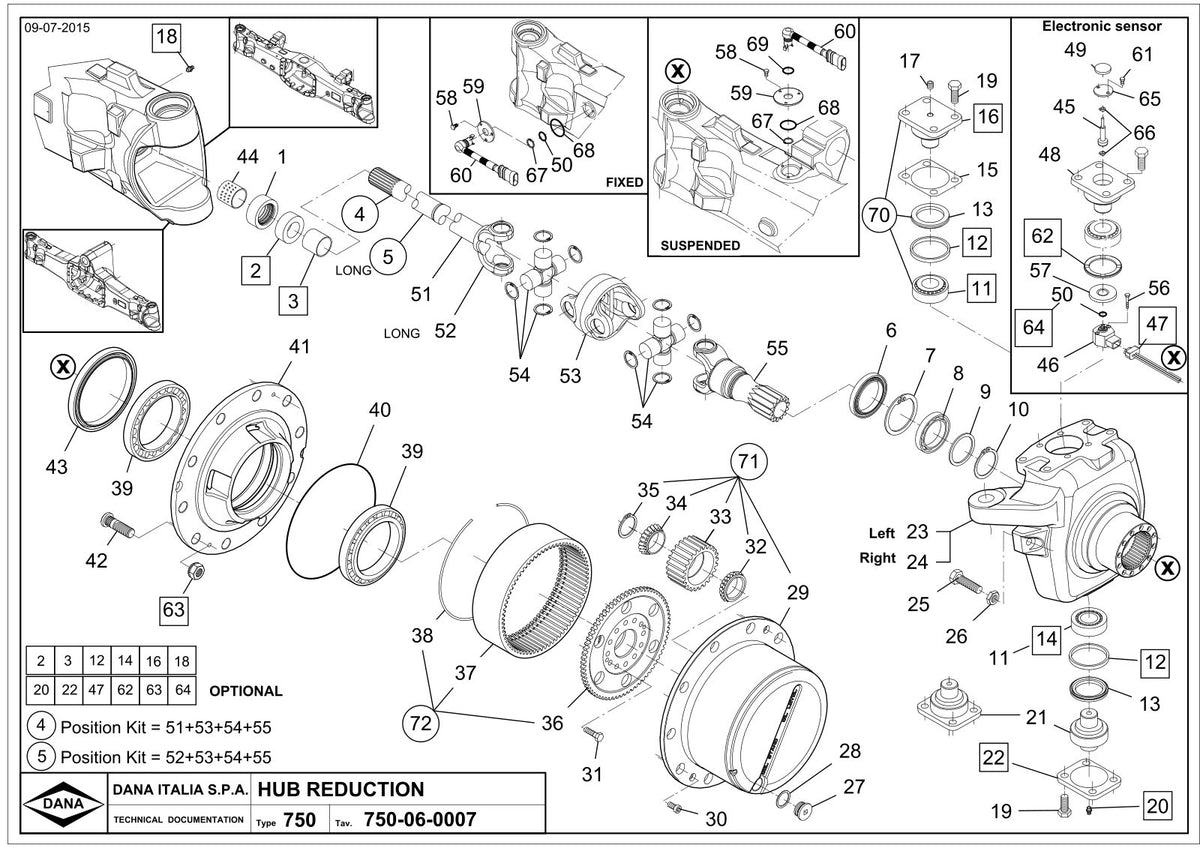 Dana Spicer 750/635 Front Axle Parts Catalog for Massey Ferguson Tractor – sample page 2